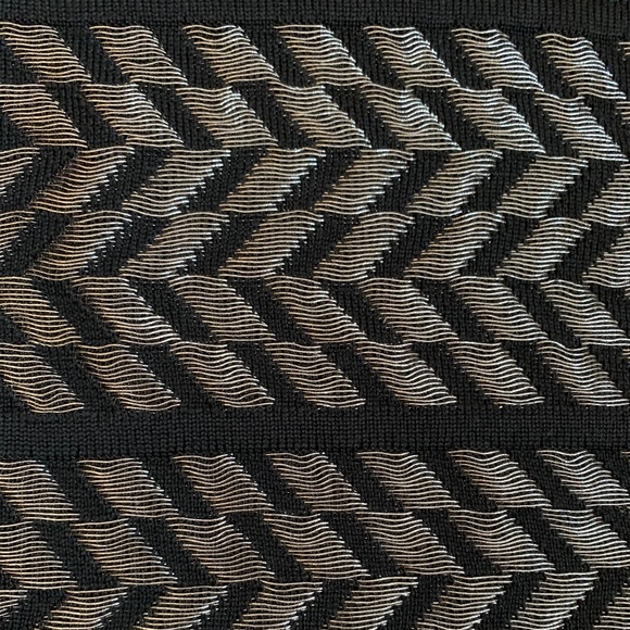 Escada Black and Silver Metallic Knit Jacket - Picture 2 of 5